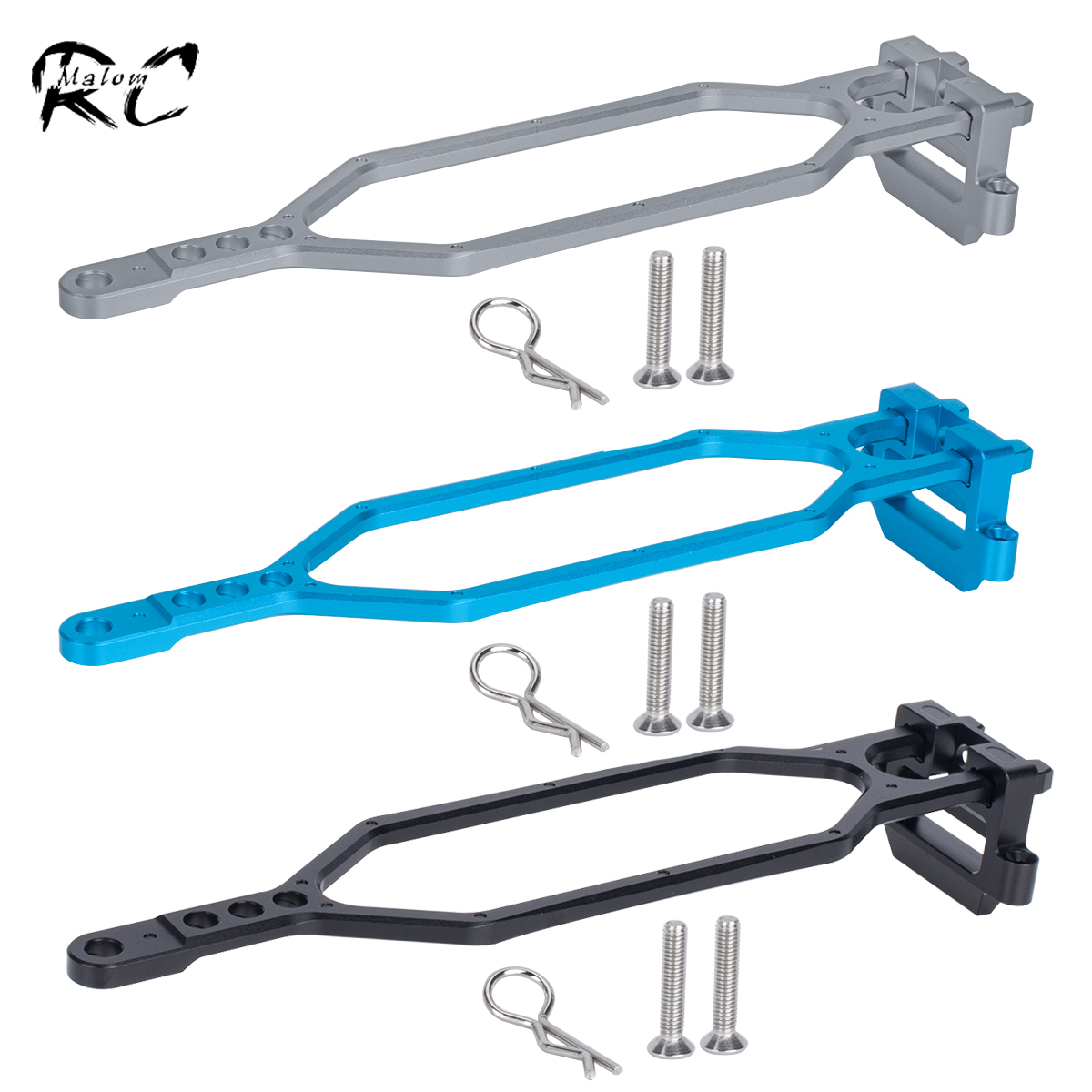 Rc Hobby Factory - CNC Aluminum Hold Down Battery Kit