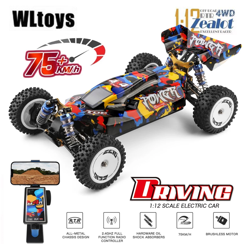 Rc Hobby Grade Cars - WLtoys 124017 124007 75KM/H RTR 2.4G