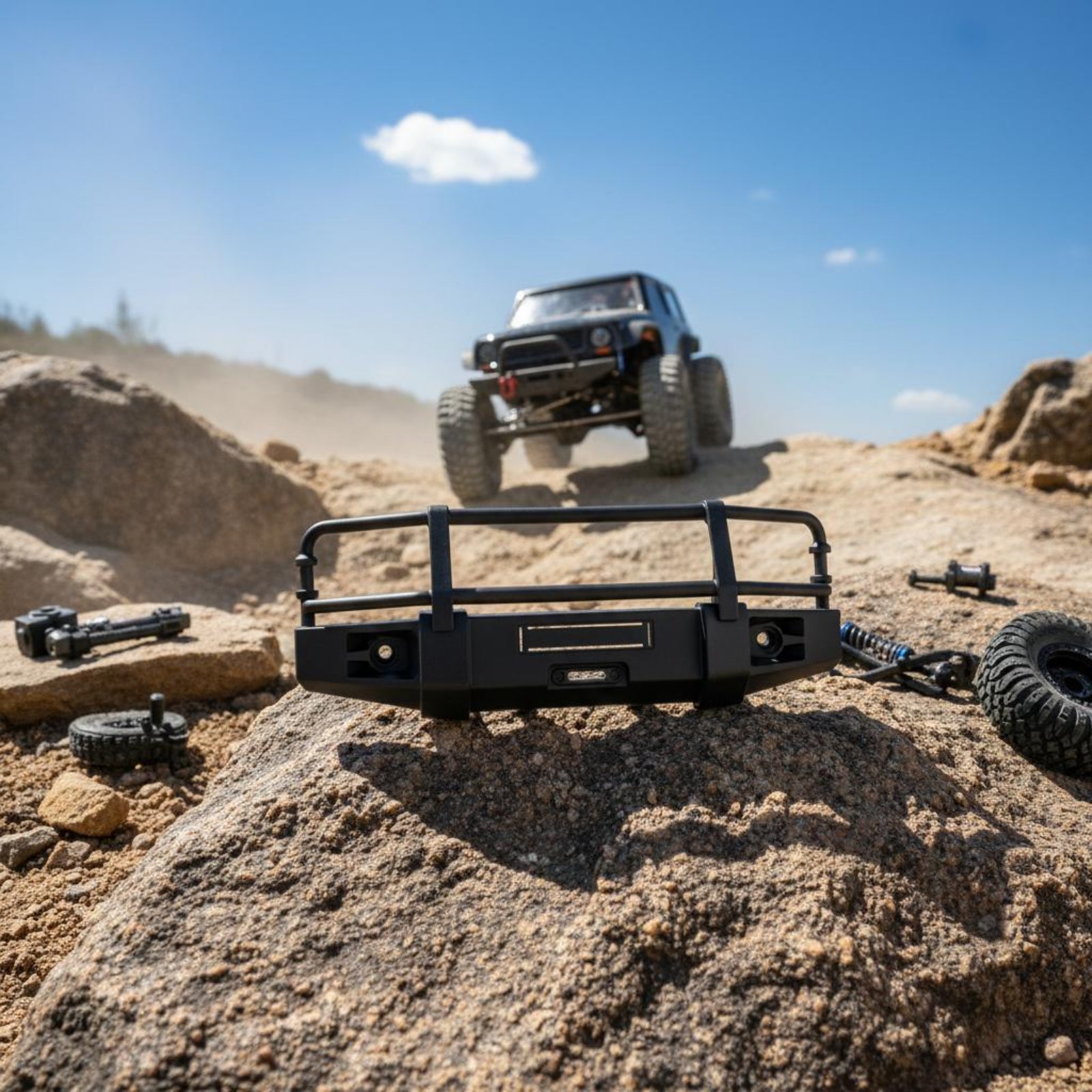 Rc Hobby Usa - RC Crawler Front Bumper Model Car