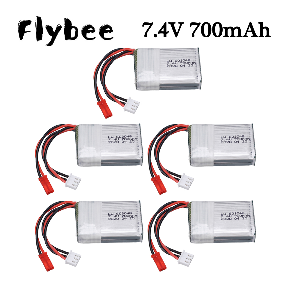 Rc Hobby Usa - 7.4V 700mAh 25c Lipo Battery For