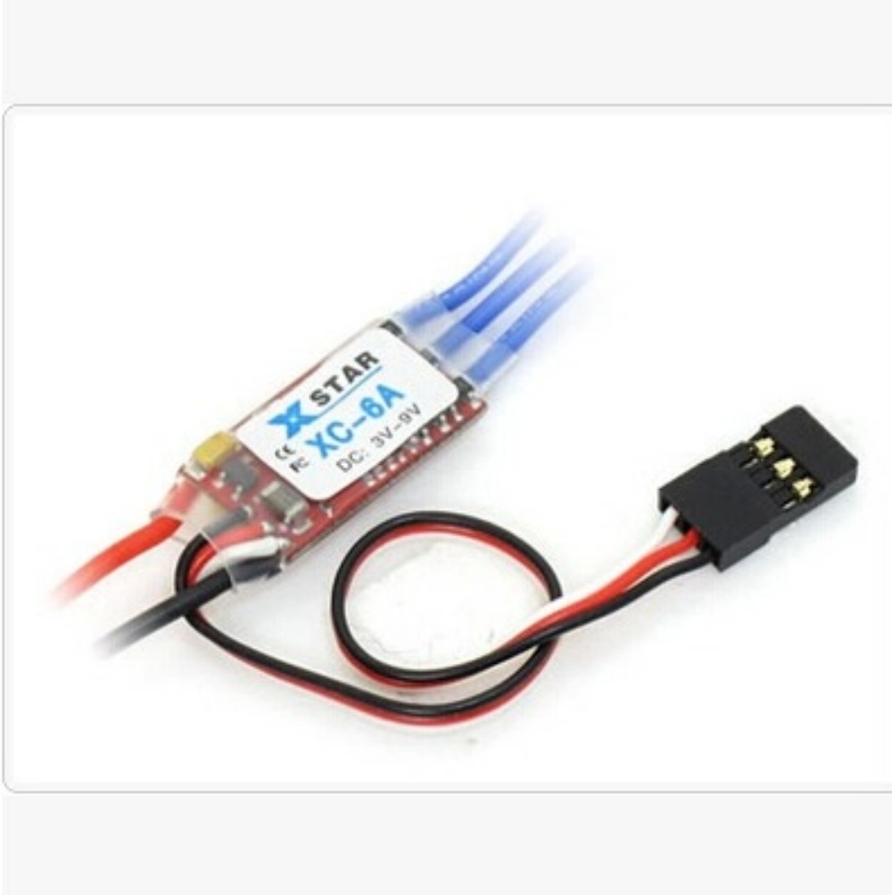 Rc Hobby Usa - FATJAY XC-6A Brushless ESC 6A 1-2S