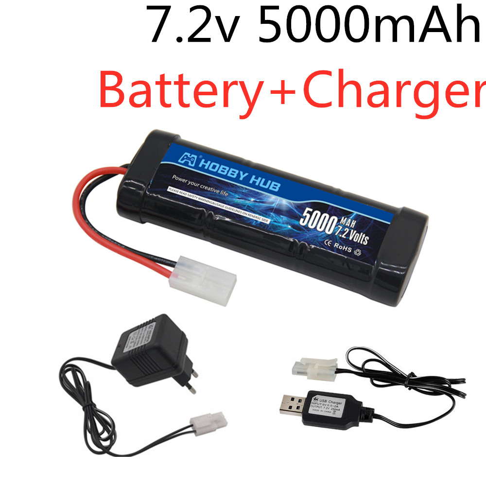 7.2V 5000mAh Ni-MH Battery Pac - Rc Hobby Usa 评论和价格