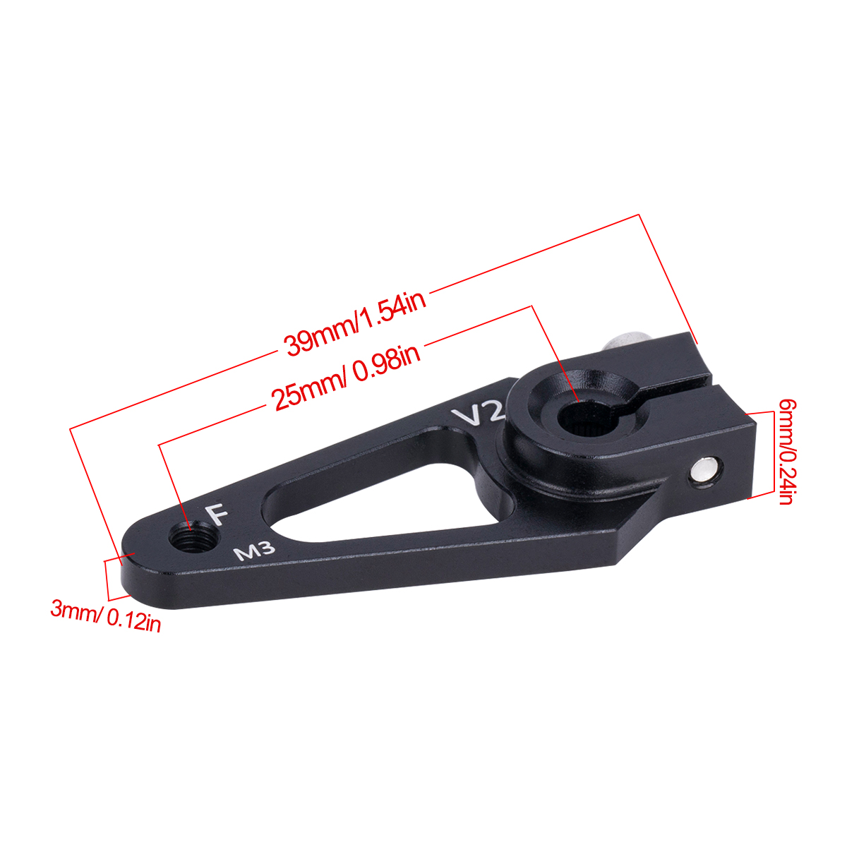 7075 Aluminum 25T Servo Horn M - Rc Hobby Factory 评论和价格