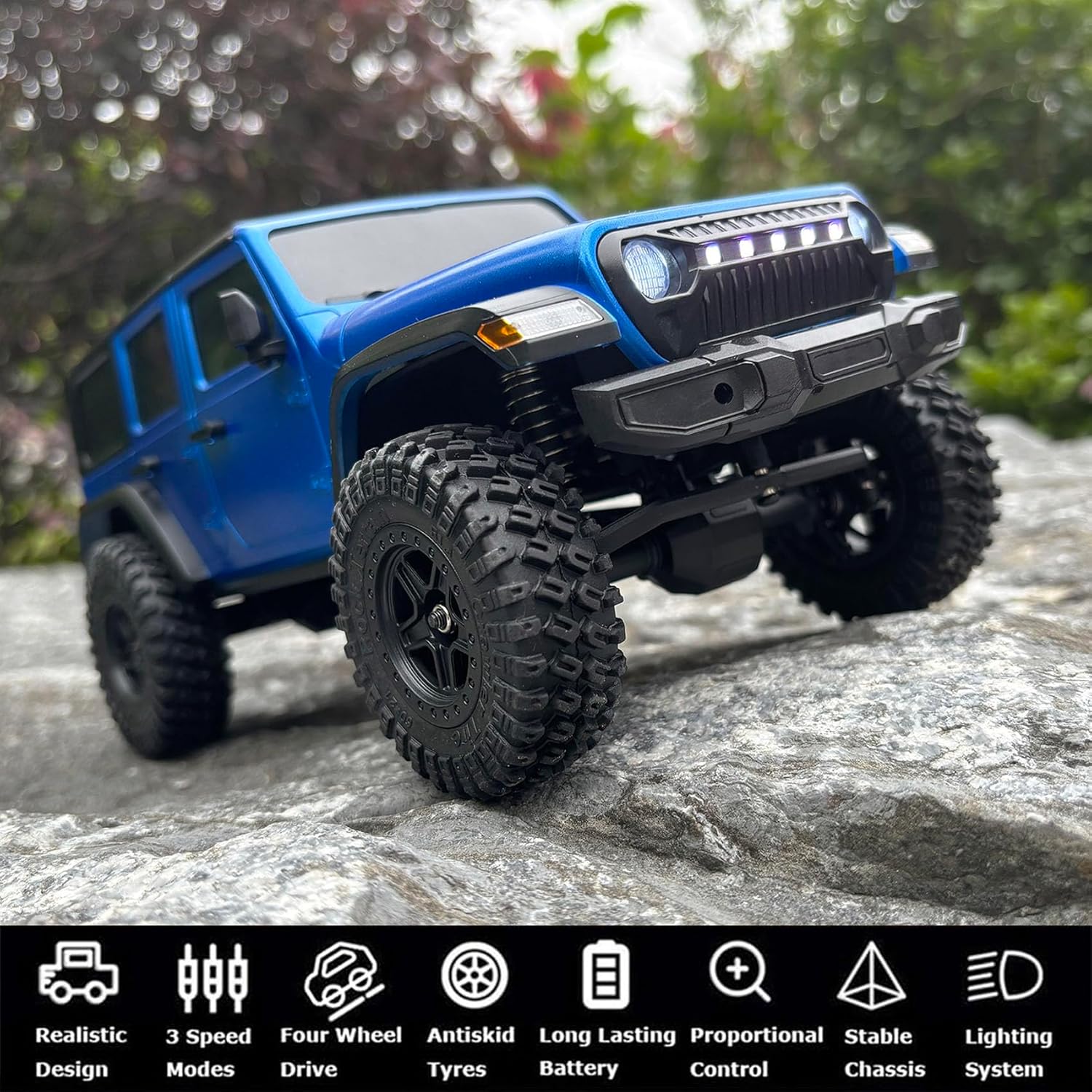 1/18 Scale RC Rock Crawler 4x4 - Rc Roc Hobby 评论和价格