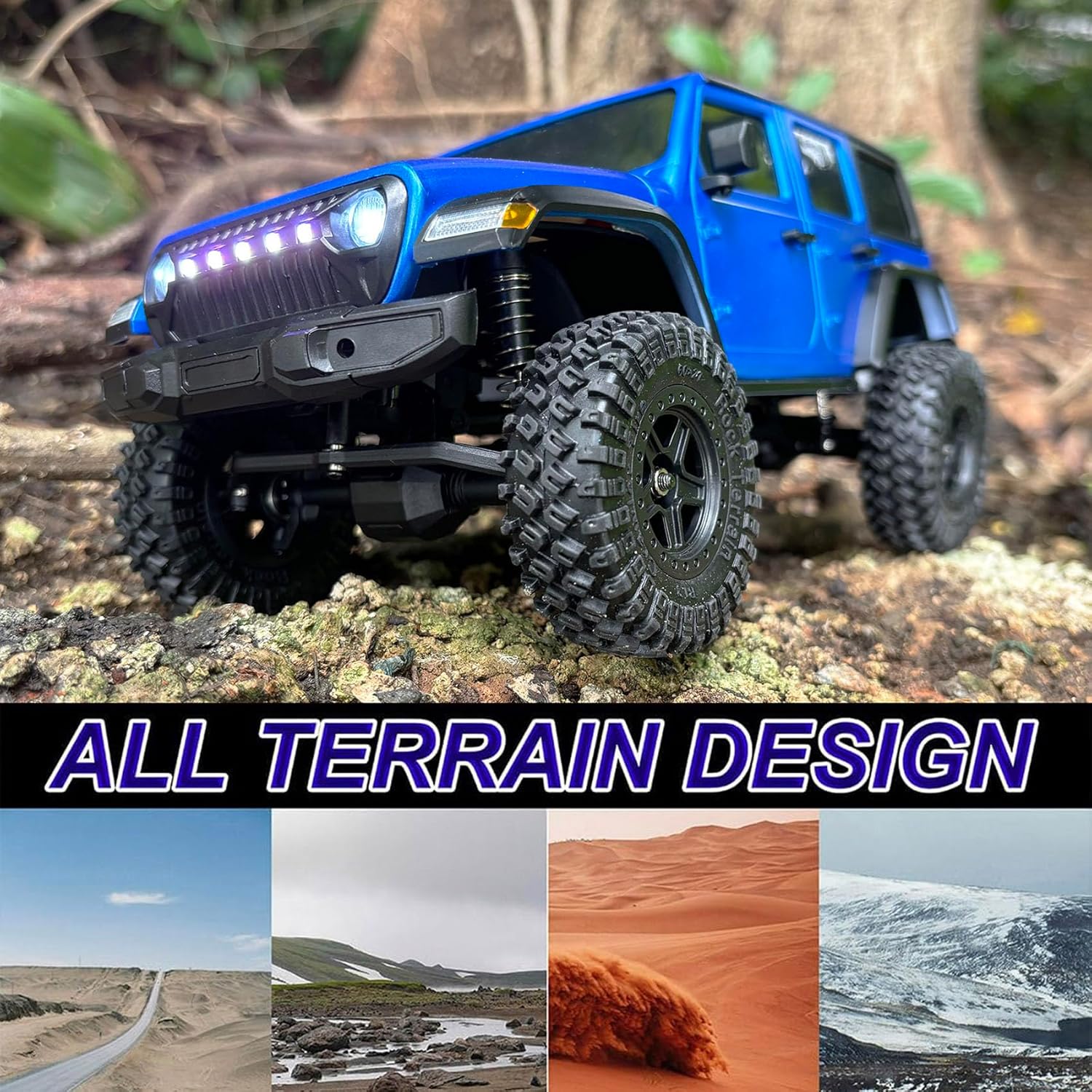 1/18 Scale RC Rock Crawler 4x4 - Rc Roc Hobby 评论和价格