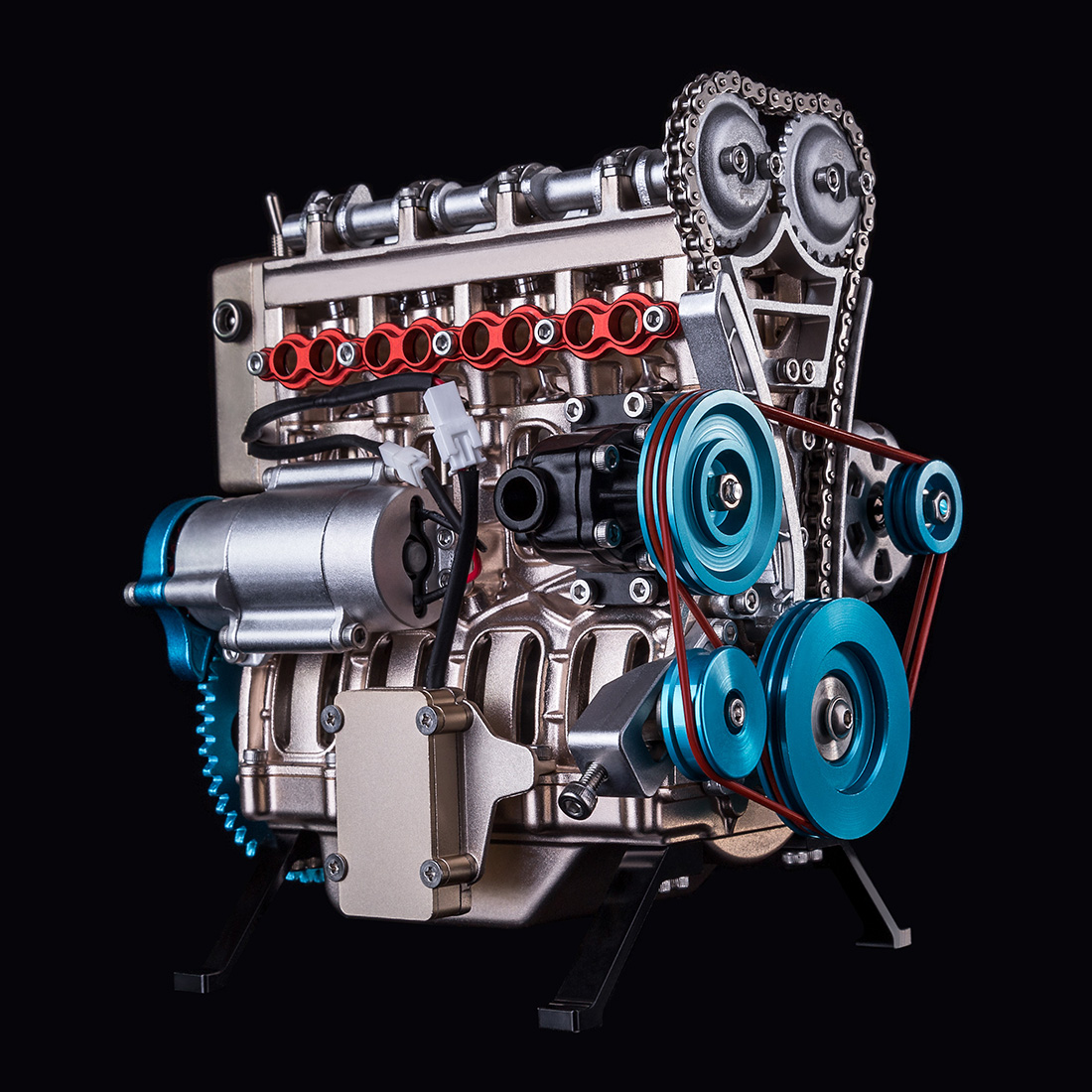 TECHING Metal Four-cylinder En - Rc Hobby Tech 评论和价格