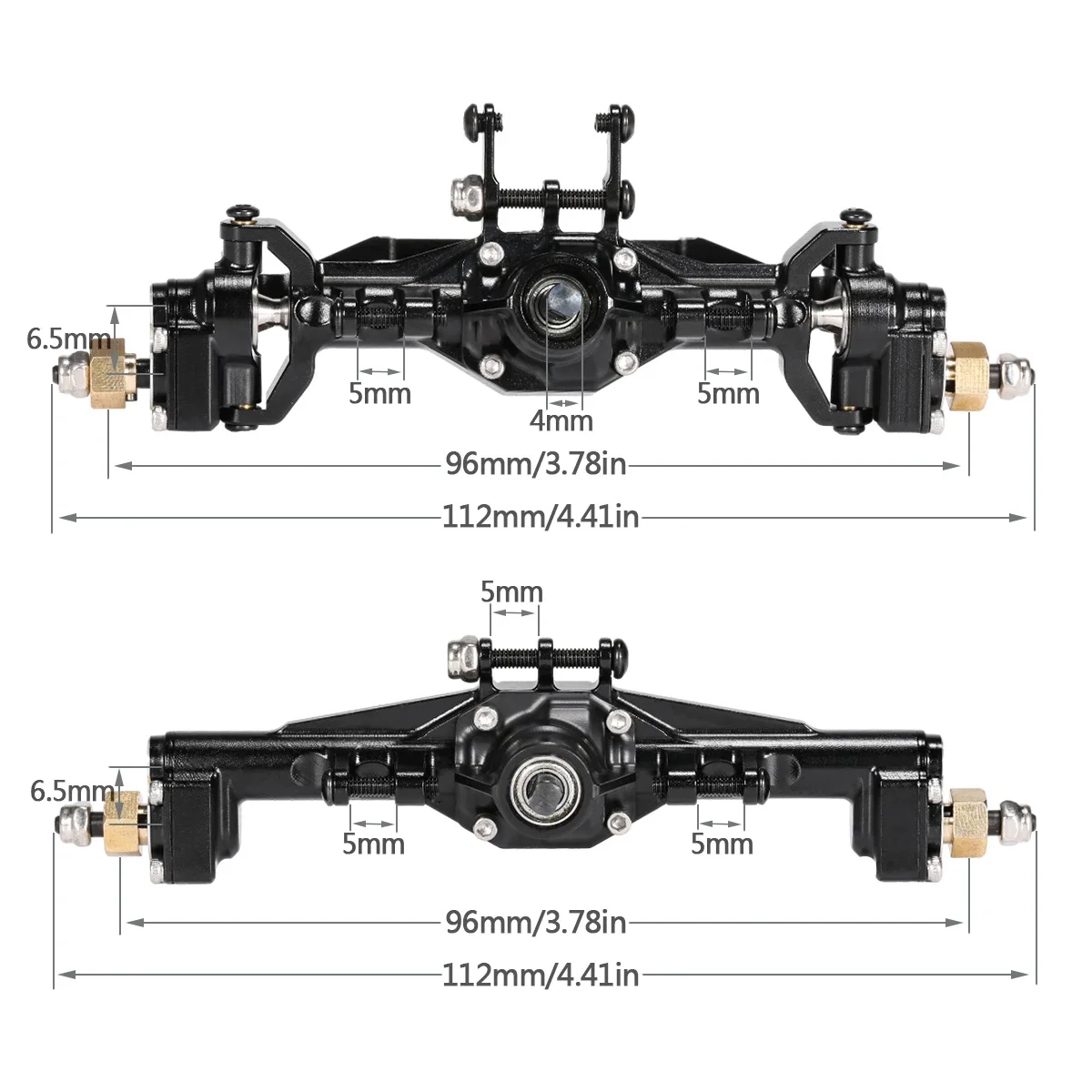 TRX4M Aluminum Front Rear Port - Rc Hobby Factory 评论和价格