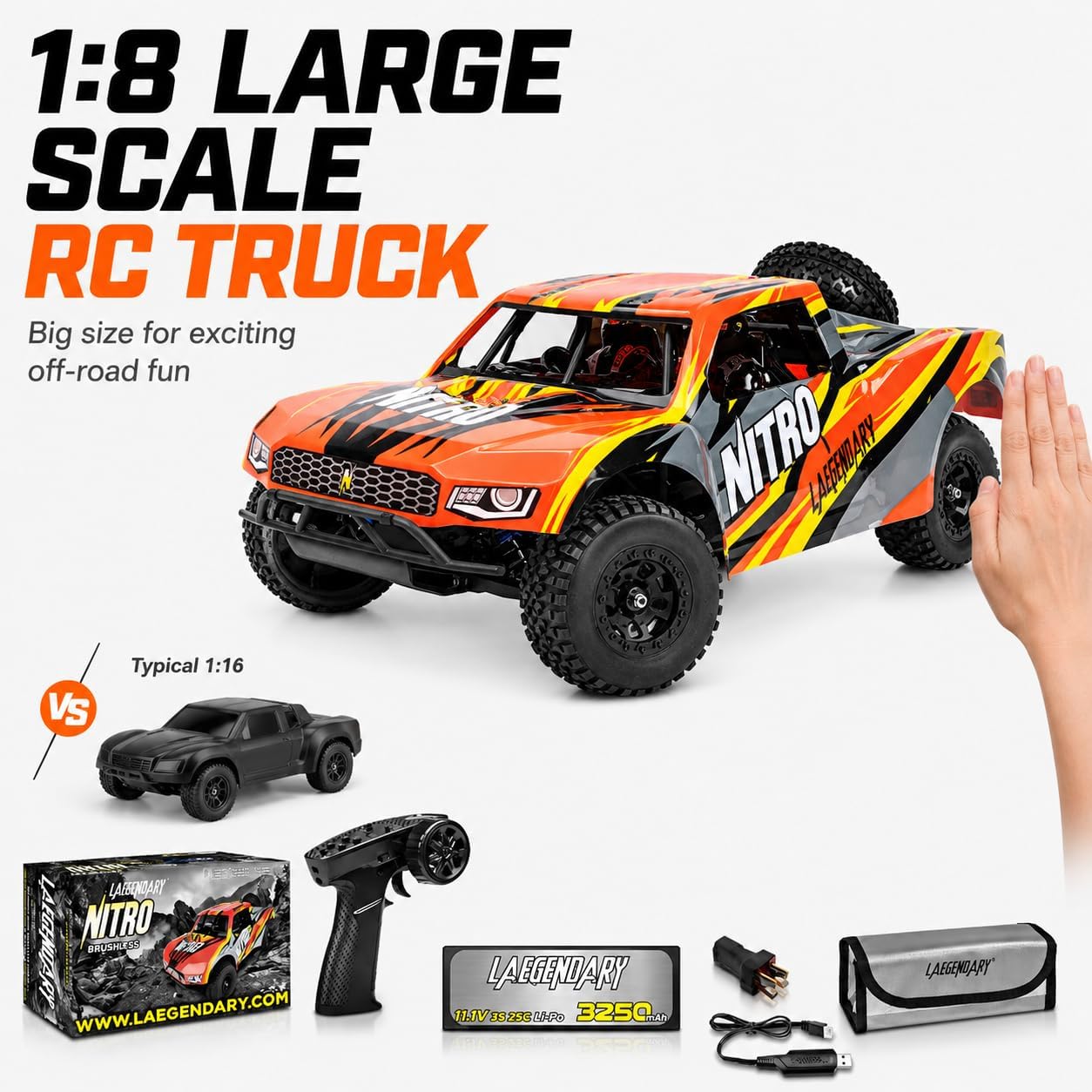 All-Wheel Drive 2.4GHz Short C - Rc Roc Hobby 评论和价格